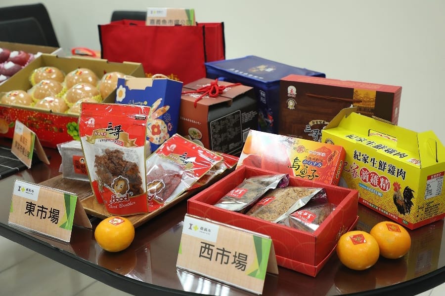 迎新年 傳統市場變身打卡熱點 嘉義市市場公園有年味