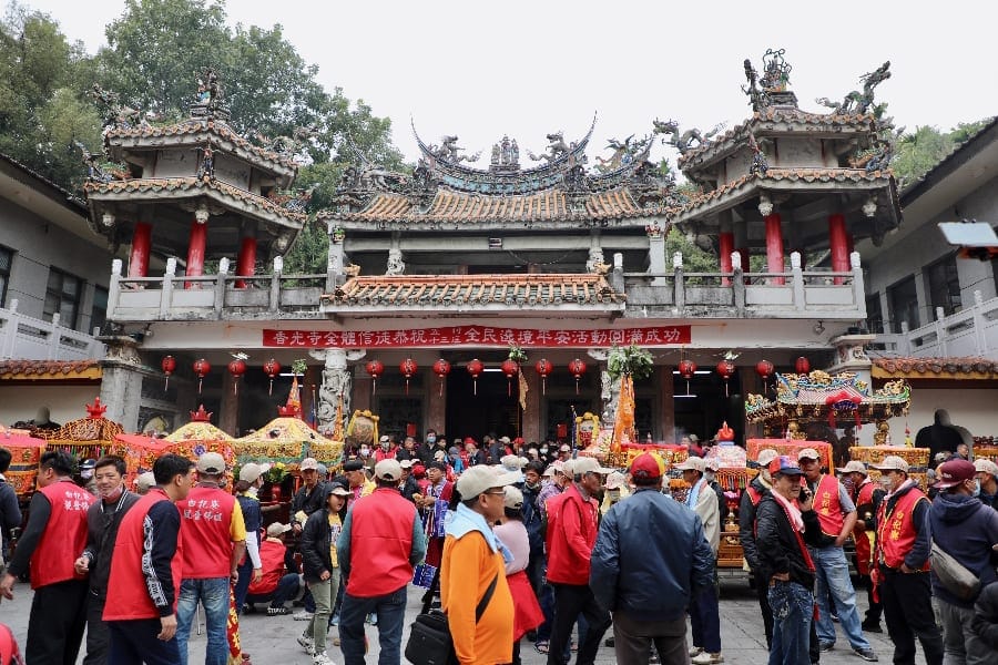 嘉義縣竹崎鄉五村十三庄白杞寮迎觀音請媽祖平安祈福遶境
