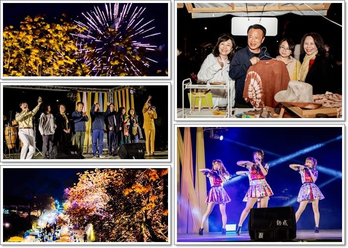 嘉義中埔鄉【春屆.戲潮】特色市集周末登場河濱公園夜間賞花夜空煙火秀超吸睛