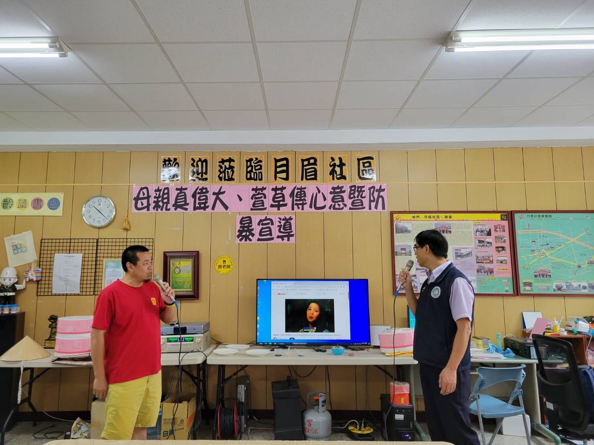 月亮代表我的心 移民署攜手雲林月眉社區讓新住民體驗多元文化母親節