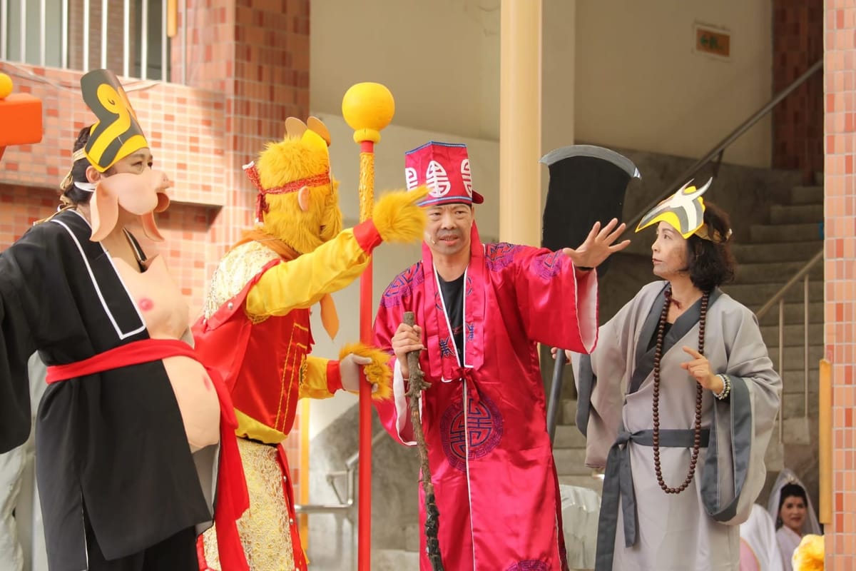 齊天大聖大戰惡視力宣導劇團巡迴各校演出