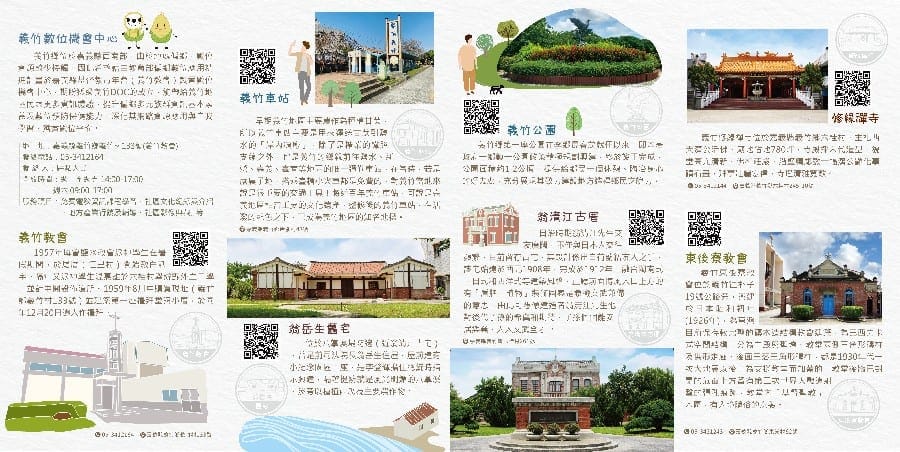 嘉義縣義竹DOC推「義起巡禮」導覽地圖 推廣地方觀光