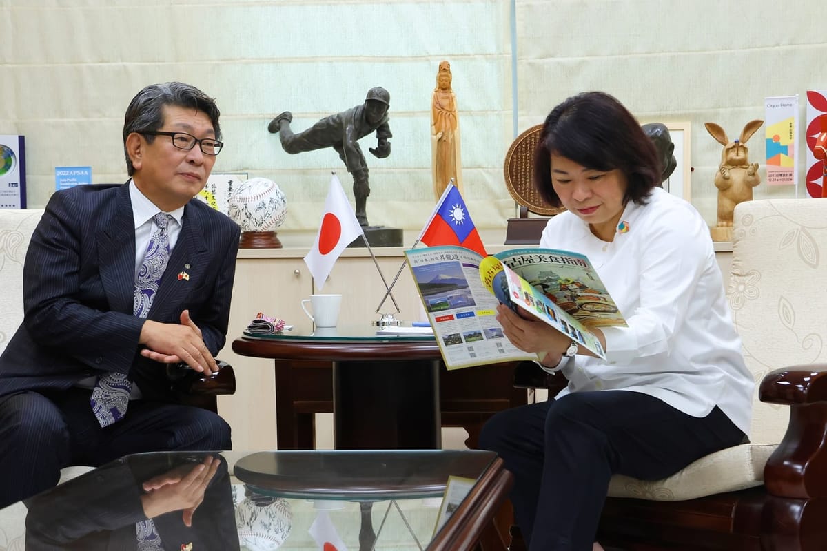 全國日台友好議員協議會長名古屋市議員藤田和秀六度拜會嘉義市黃敏惠市長