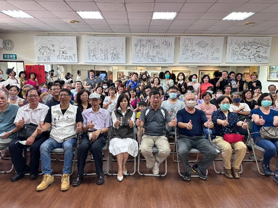 不用水彩也不需彩筆就可創作出一幅美麗的圖畫 陳正浩纖維創作釘線畫個展