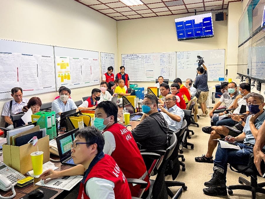 嘉義縣豪雨影響多鄉鎮 嘉義縣政府召開災害應變中心工作會報