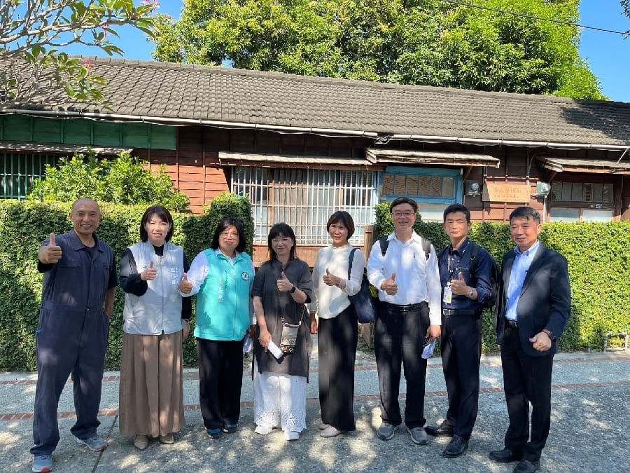 立法院文教委員考察嘉市府積極爭取圖書館總館園區、舊監活化、東門派出所文化基地等預算