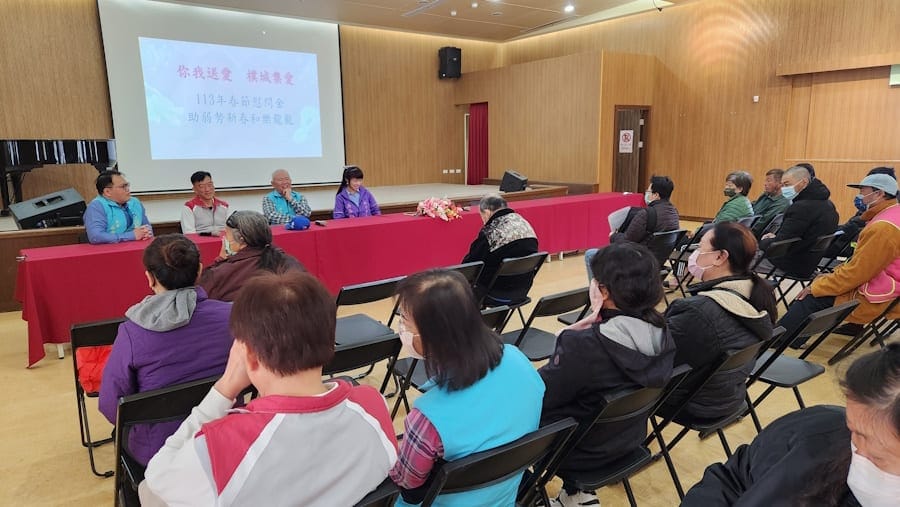嘉義縣朴子公所寒冬送暖發助弱勢 新春一家和樂"龍龍"