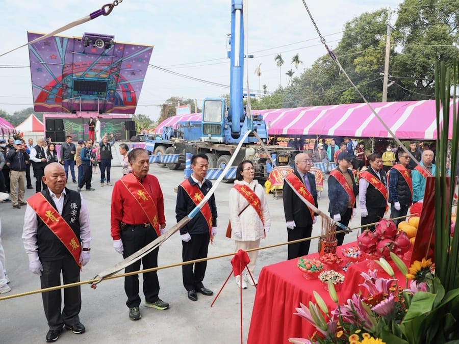 嘉義縣民雄鄉無極靈山寺新建工程上樑典禮