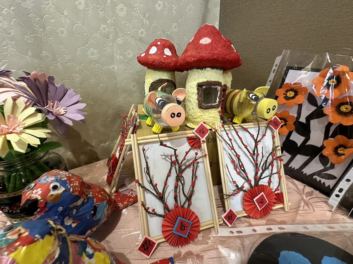 秀出長輩創意作品 朴子市長照據點辦成果展