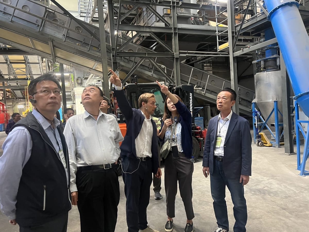 提升底渣處理成效，嘉義縣長翁章梁率團參訪瑞士最先進的ZAV