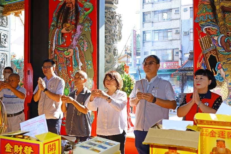 福德正神聖誕 嘉義市長黃敏惠參拜守護四城門土地公廟祈求國泰民安
