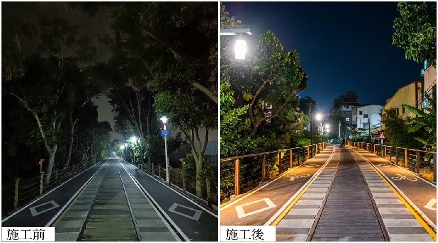 嘉油鐵馬道夜間光環境與硬體設施優化 世賢路站－民生南路站3月1日開放使用