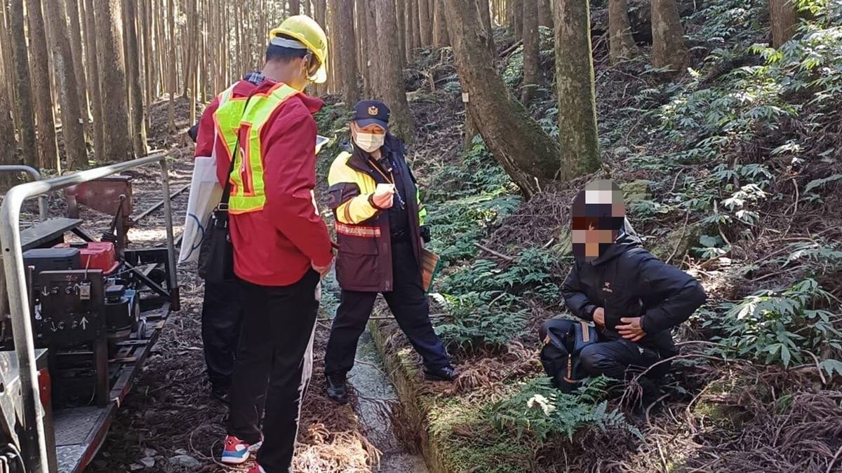 中華民國114年1月13日 貪圖方便危險又失荷包 行走阿里山鐵路將依法裁罰