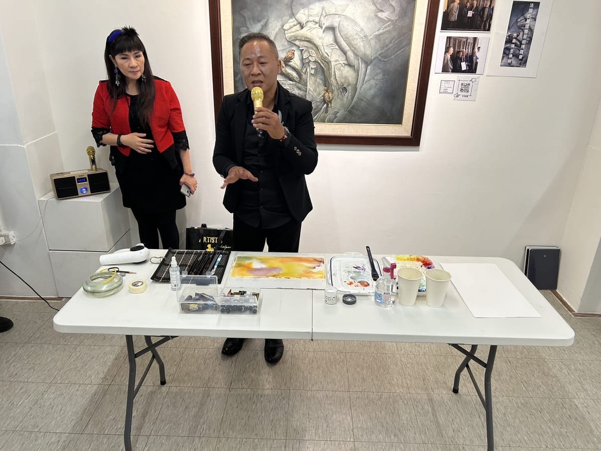 當中醫遇上藝術！陳明順「心情點滴」展出