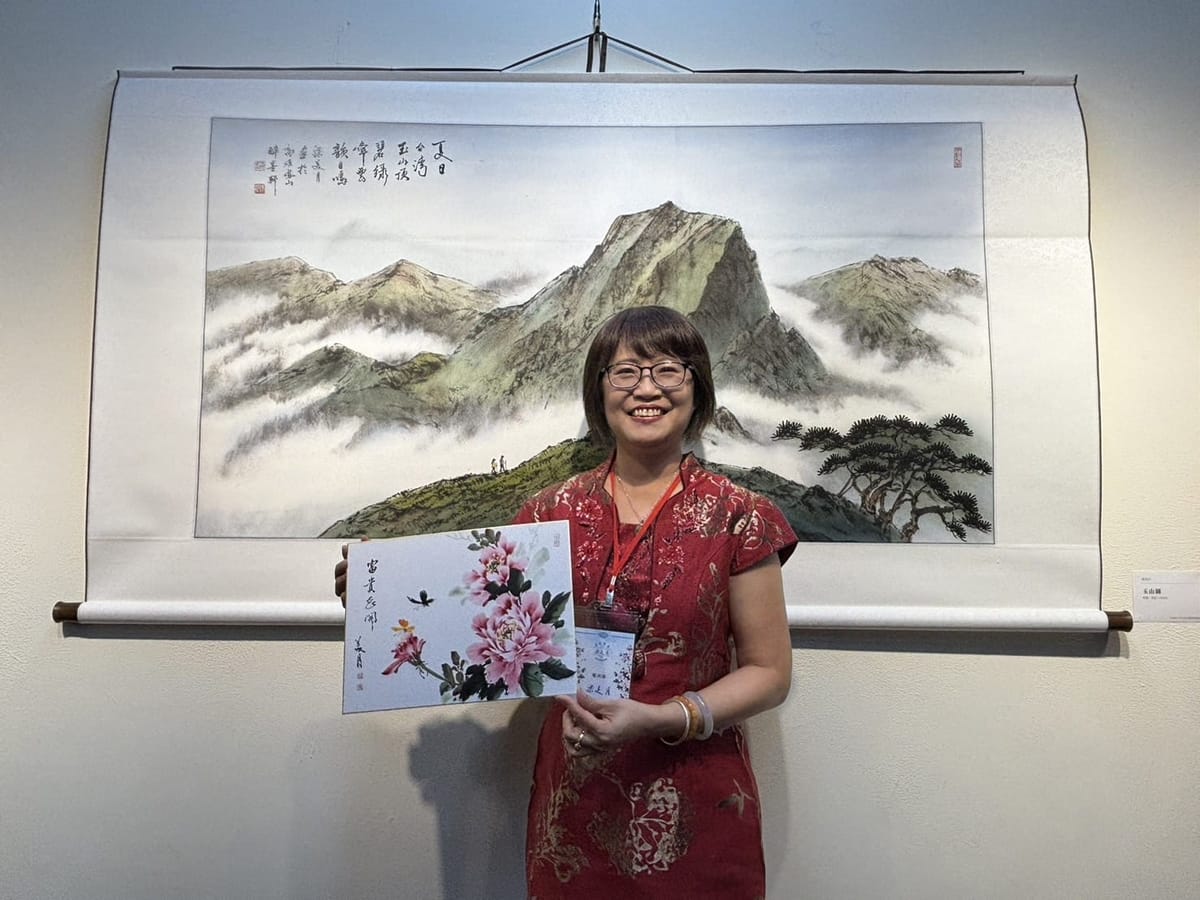 墨情傳愛-梁美月創作巡迴個展 8/31（六）14:00岡山文化中心