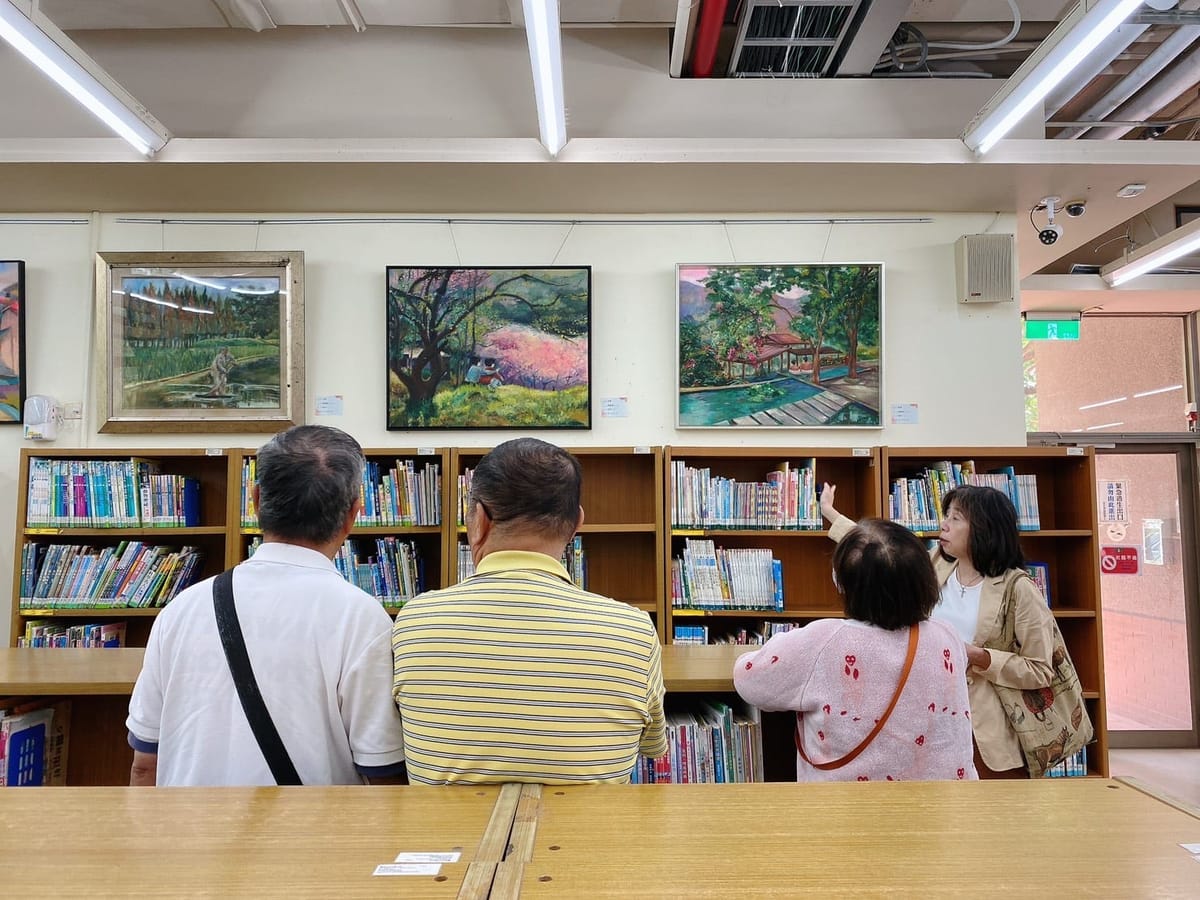 心中一畝田-蔡淑珍風景油畫個展4/15安平圖書館開展