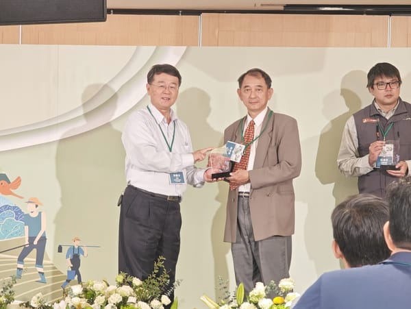 嘉大土木系吳振賢老師榮獲農業部農村水保署水土保持服務績優人員獎