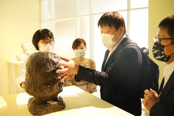 嘉義市市長黃敏惠今年3月帶領市府團隊前往日本東京參加食品展