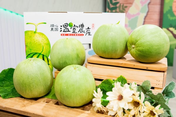嘉義縣長翁章梁購物台直播秀 邀鄉親大啖連皮都能吃的品種 翠妞-綠翡翠香瓜