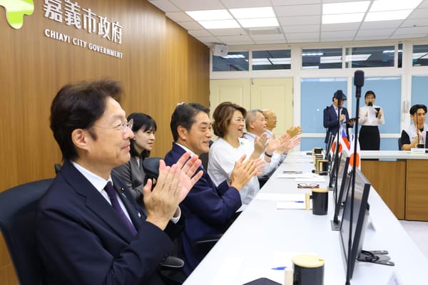 因《KANO》棒球故事結緣，日本愛媛縣知事率團拜會嘉義市政府見證「金石之交」